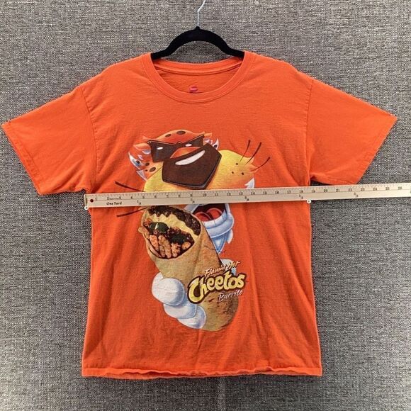 Cheetos Shirt Mens Medium Taco John Flaming Hot Promo - Picture 6 of 11